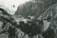 Erste Bilder zur Therme Vals, Albigna-Staumauer, Atelier Zumthor