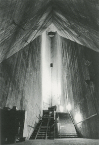 Erste Bilder zur Therme Vals, im Inneren der Albigna-Staumauer